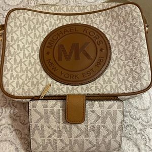 Michael Kors cross body and wallet